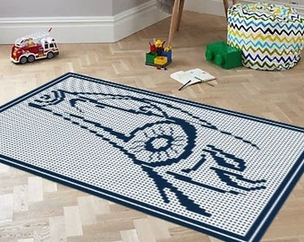 Mosaic Crochet 'Happy Car' Pattern, Written Instructions (PDF)