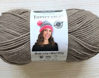 Value Pack of 3 IMPECCABLE Loops and Threads Yarn - Barley