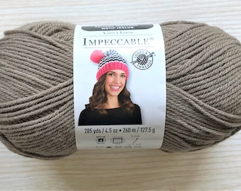 IMPECCABLE Loops and Threads Yarn - BARLEY