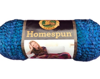 HOMESPUN Lion Brand Bulky Yarn - MONTANA SKY