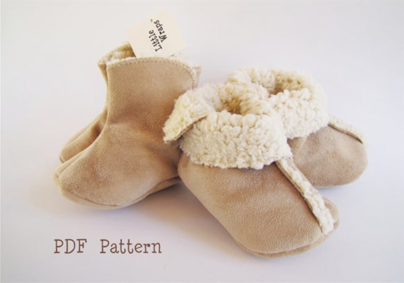 Baby Bootie PDF Sewing Pattern / Baby / Toddler Boot Pattern/ Etsy