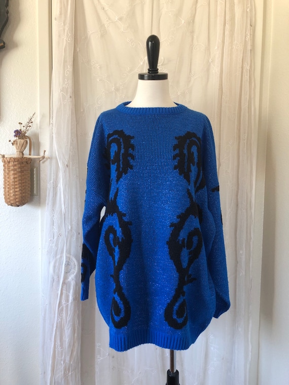 Glittery Blue Sweater