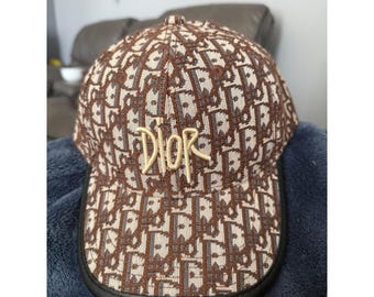 Vintage Christian Dior Monogram Hat - Dior Cap - Etsy