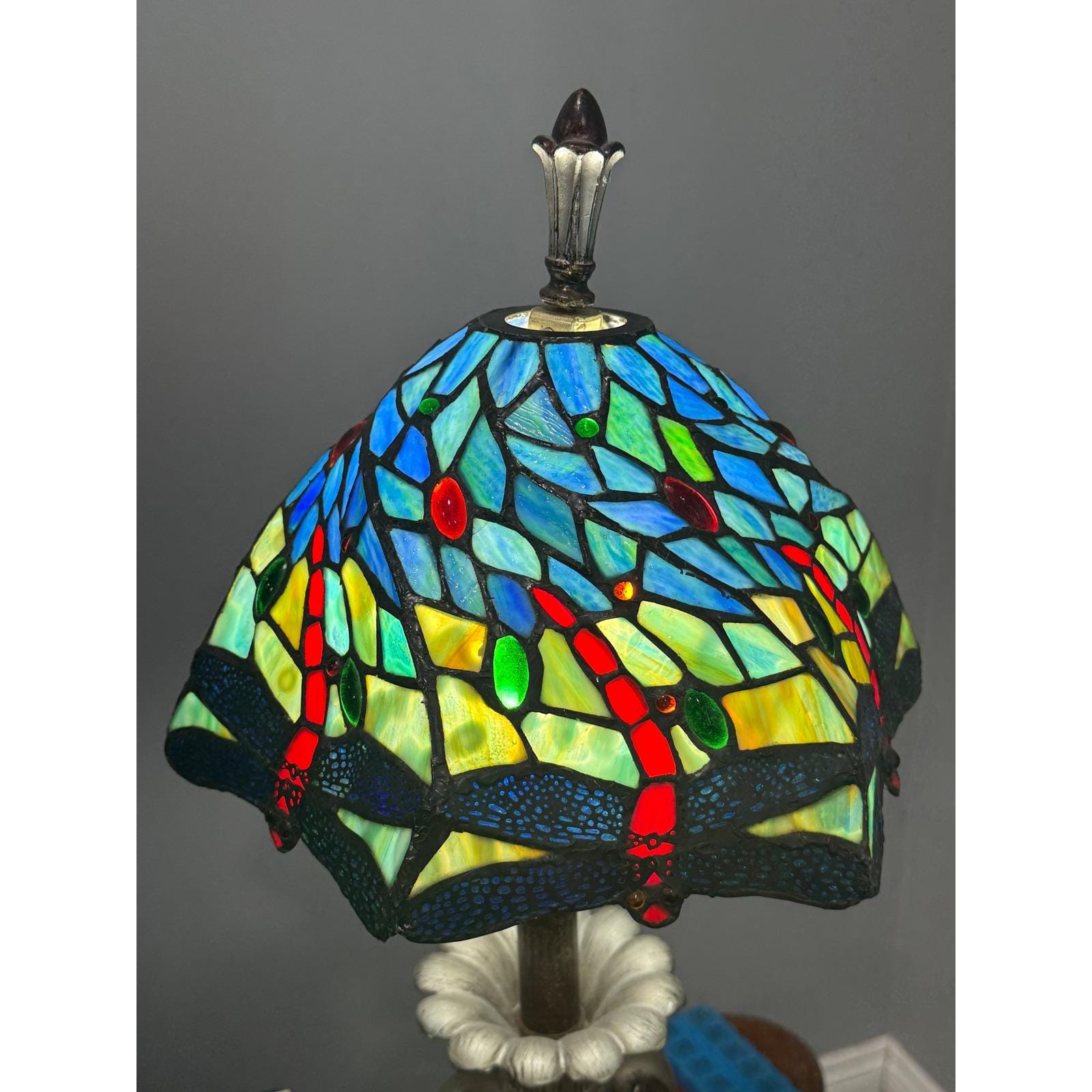 Stained Glass Bell Shade - Etsy display picture 1