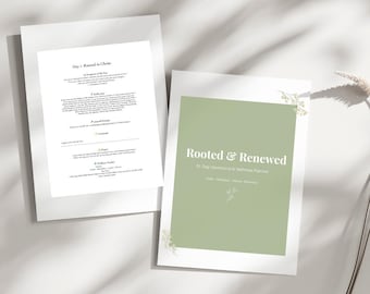 30-Day Christian Devotional Planner | Printable Faith Journal, Bible Study & Wellness PDF
