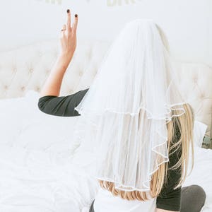 Bachelorette Party Veil | Bride veil | Veil for Bachelorette