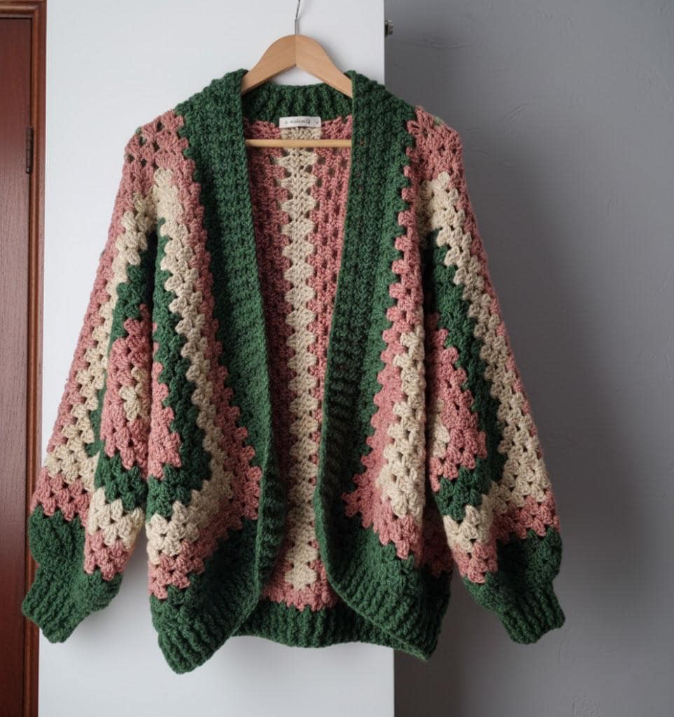 39 Hexi Cardigan Crochet Pattern: Enhance Your Skills with Unique Designs 22 Crochet Hexagon Cardigan Pattern: Easy Granny Square