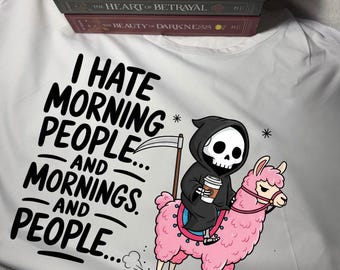 Women Short Sleeve - T Shirt - Original - I hate morning people