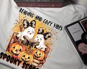 Women Short Sleeve - T Shirt - Original - Reading and cozy vibes