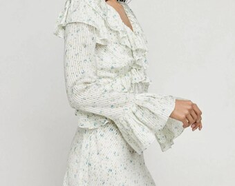 Vestido Floral Branco Free People
