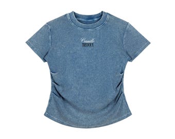 Camille Tredoux Women's Vintage Washed Bodycon T-Shirt