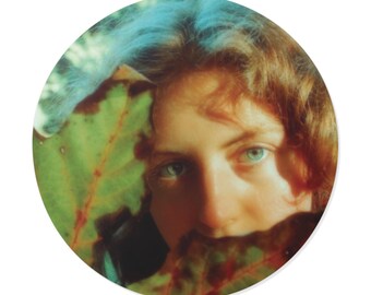 CAMILLE Round Vinyl Sticker | Camille Tredoux illustration