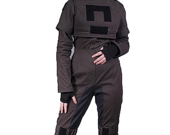 Sabine Wren Mandalorian Costume – Ahsoka Series Star Wars Cosplay Flight Suit for Women, Custom Outfit