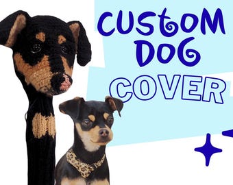 Custom Hand-Knitted Dog Golf Cover