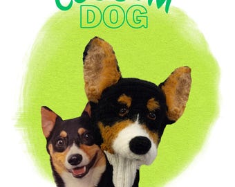 Custom Hand-Knitted Dog Golf Cover