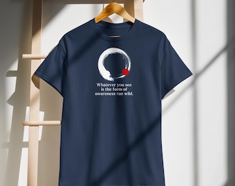 Medvetenhetslöpning meditation T-shirt | Mindfulness meditation T-shirt | Andlig gåva | Present till yogalärare | Zen Rebel