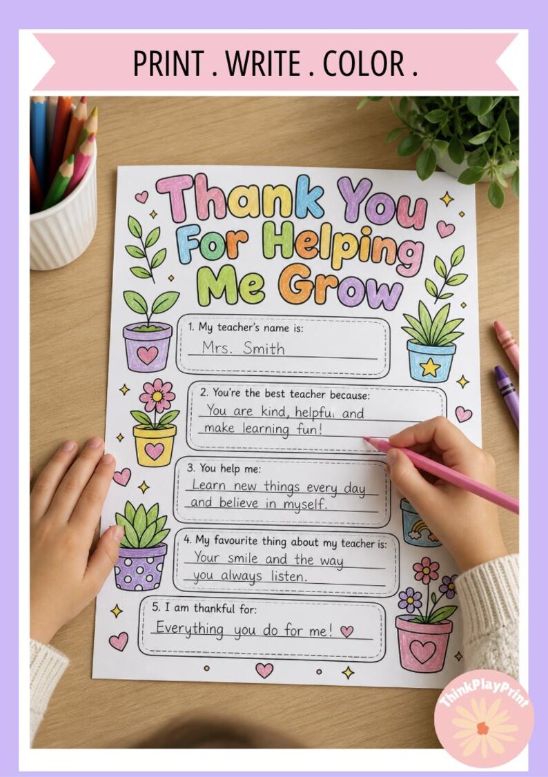 Teacher Appreciation Coloring Pages | Thanks a Latte, Helping Me Grow ...