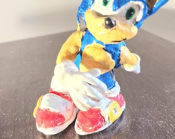 SONIC THE HEDGEHOG | Handmade Polymer Clay Sculpture
