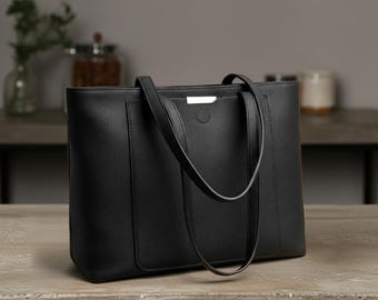 Large Capacity Leather Bag: Women's Genuine Leather Tote Bag