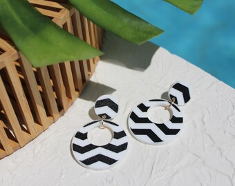 Retro Swimsuit Statement Earrings
