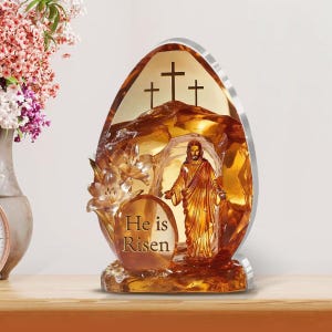 La tumba vacía - Placa acrílica con forma personalizada