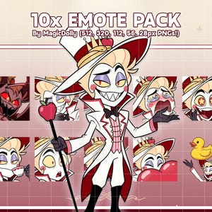 Hazbin hotel sticker lucifer - Etsy 日本