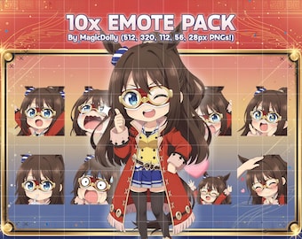 El Condor Pasa Emotes, Umamusume Chibi Anime Emoji (Digital Download)