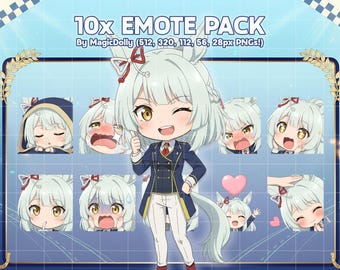 Emoticones de Fujimasa March, pegatinas de anime de Cenicienta Gray (descarga digital)