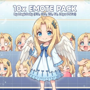Filo Emotes、盾の勇者の成り上がりアニメちびキャラステッカー絵文字（Discord/Twitch/YouTube用）（デジタルダウンロード）