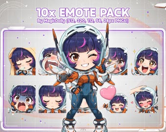 Emotes de Juno, emojis chibi de Overwatch para Discord, Twitch y YouTube (descarga digital)