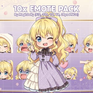 Emotes Athanasia, Stickers princesse magique Chibi (téléchargement numérique)
