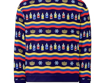 Sudadera con estampado completo de Colombia Ugly Sweater