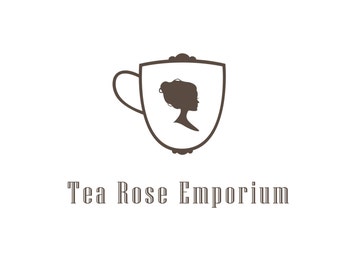 Silhouette  Tea Cup Logo Design, customizable Pre-made Boho, Whimsical, Vintage