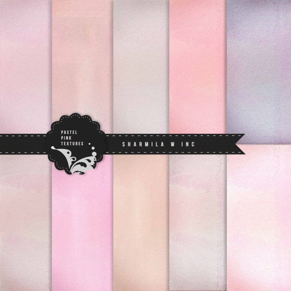 Pastel Pink Texture modern digital paper pack