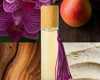 SUGAR PEAR  - Gourmand -  Perfume Oil - Sweet, Creamy, Cozy & Playful - 10ml Rollerball
