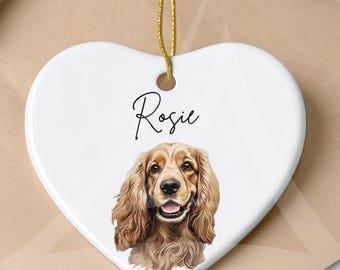 Personalized Pet Ornament, Custom Dog Photo Keepsake, Christmas Gift
