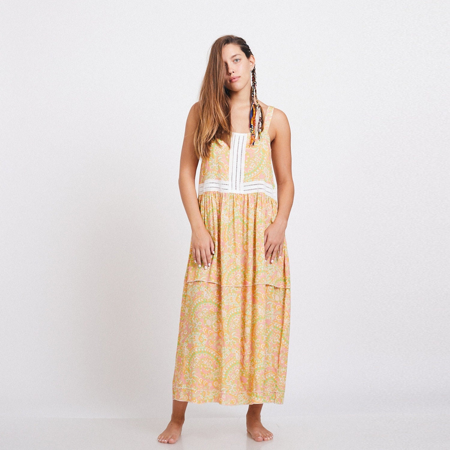 bohemian tank dress