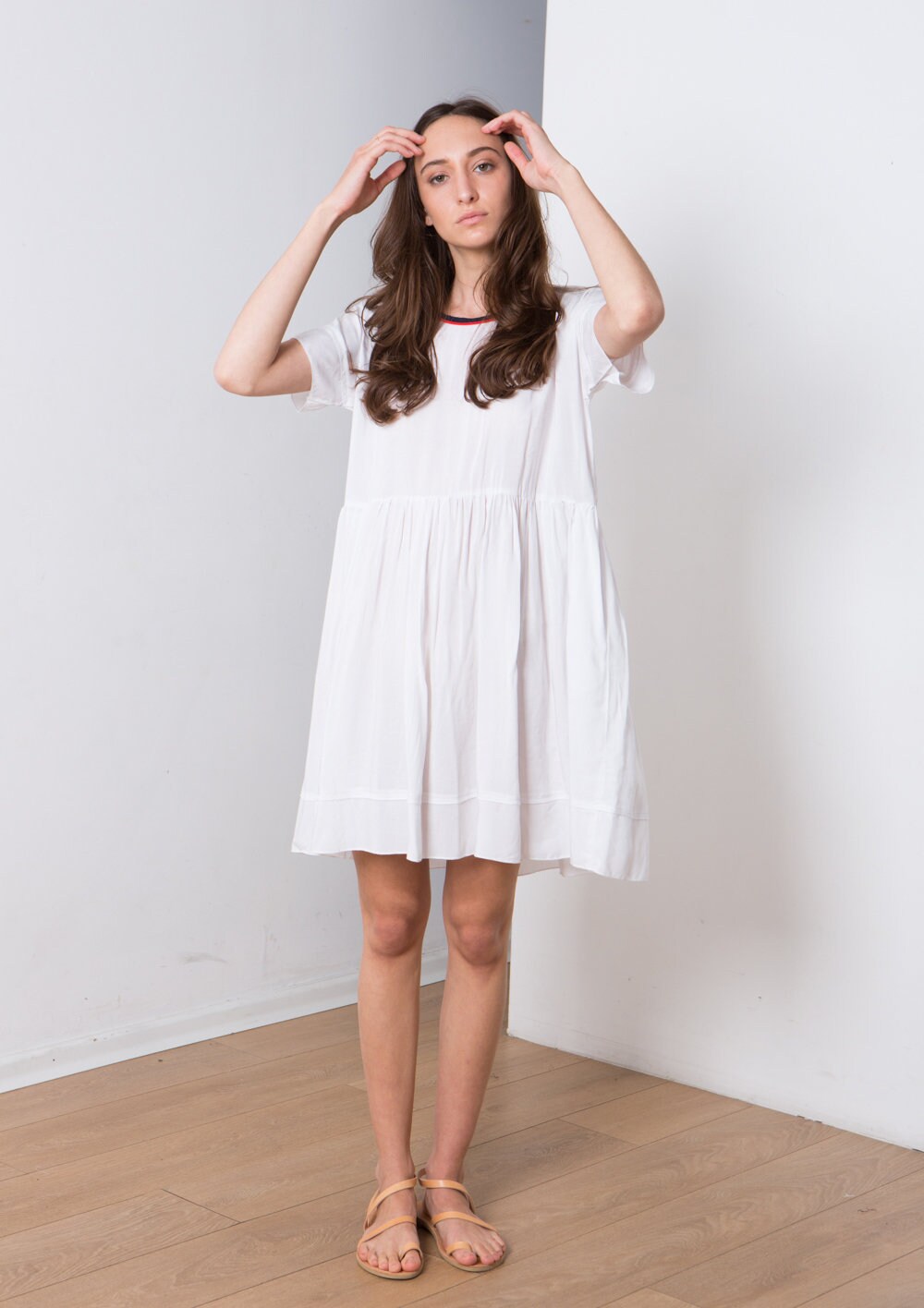 white midi dress summer