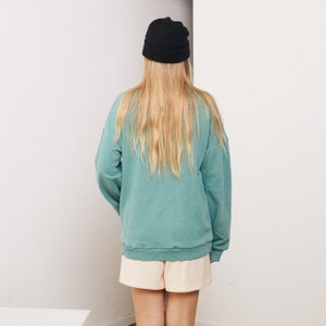 Bohemian whole heart embroidered Pullover sweatshirt. image 5
