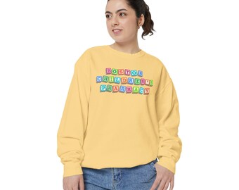 Toy Blocks Pharmacy Sweatshirt | Pediatric Pharmacy | Comfort Colors