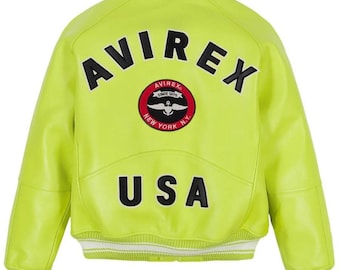 Rare Vintage Avirex USA Varsity Bomber - Classic Flight & Baseball Style Jacket