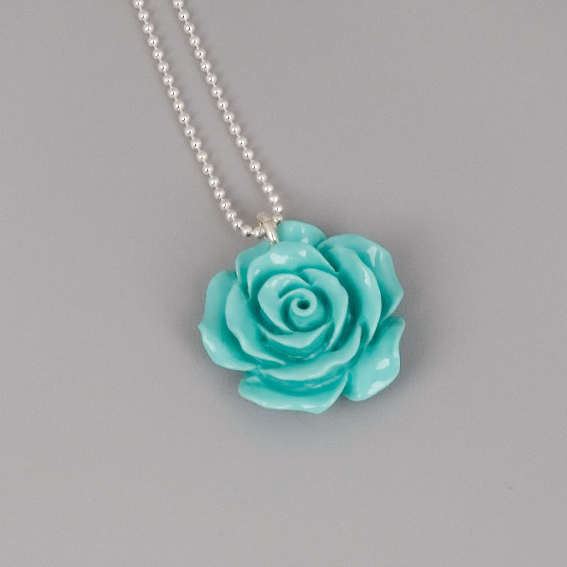 Ensemble Collier Turquoise Fleuri & 2 Bracelets Perles - Style Bohème Chic