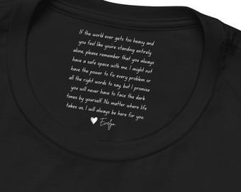 Personalized Hidden Message Shirt for Him, Custom Valentine Gift from Her, Romantic Boyfriend Husband Tee, You Always Have Me