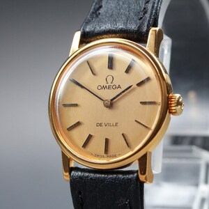 OMEGA Geneve ゴールド 手巻き時計 日付表示あり ヴィンテージ Gold omega geneve - Etsy 日本