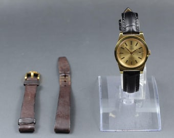 1973 Near MINT OMEGA Geneve 26mm 566.0065 Automatic Gold Dial Women's Vintage