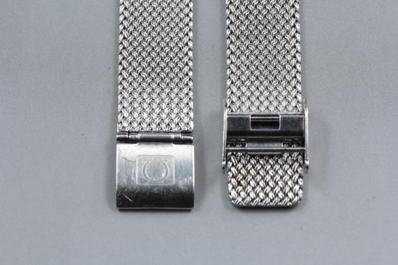 ほぼ新品同様 オメガ ミラネーゼ/メッシュバンド 18mm ステンレス