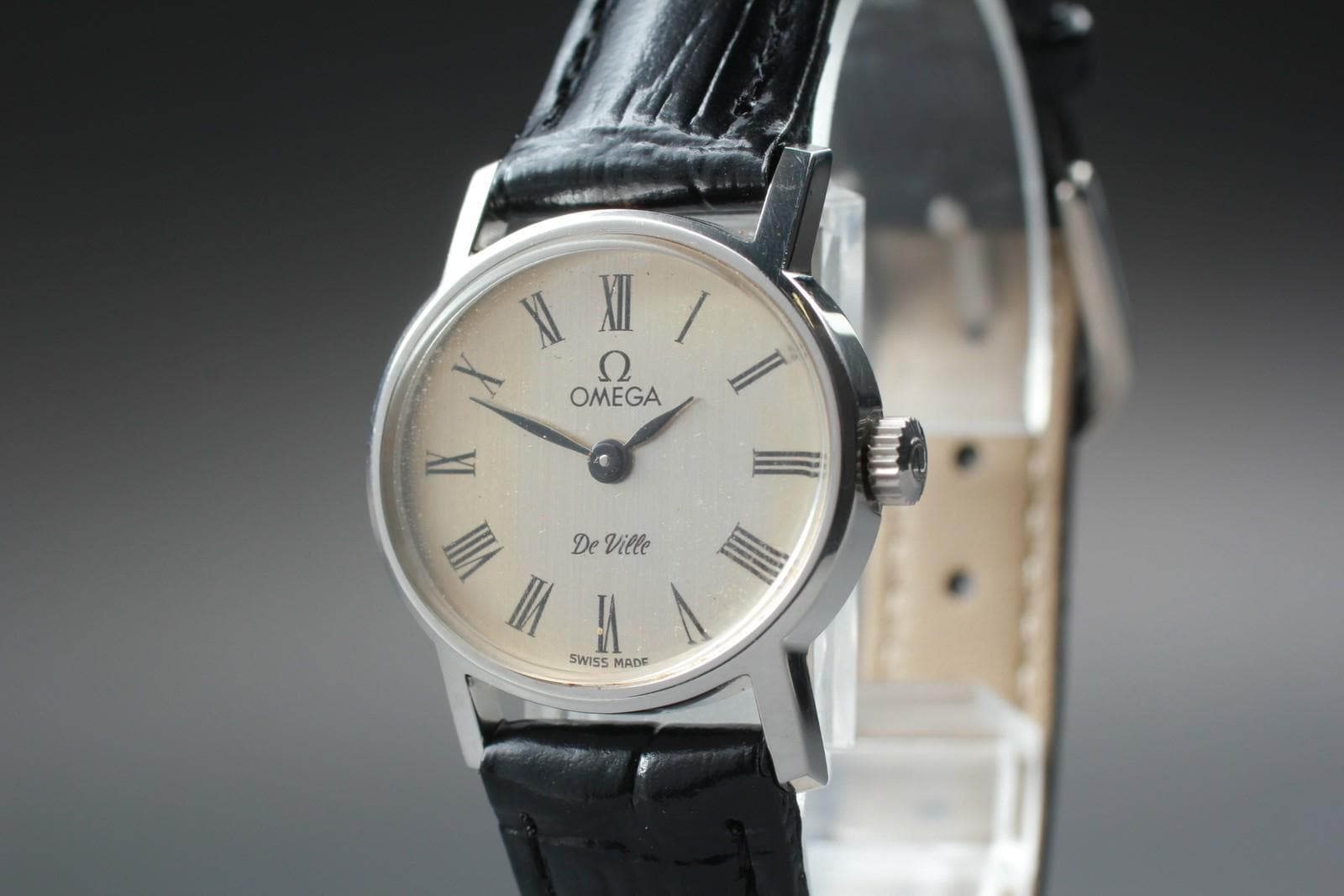 1979年製 オメガ デ・ヴィル 24mm 511.0508 手巻き シルバー ローマン 