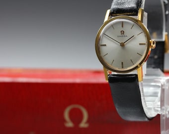 1964 w/Box OMEGA 511.021 24mm Manual Wind Champagne Dial Women's Vintage Exc+5