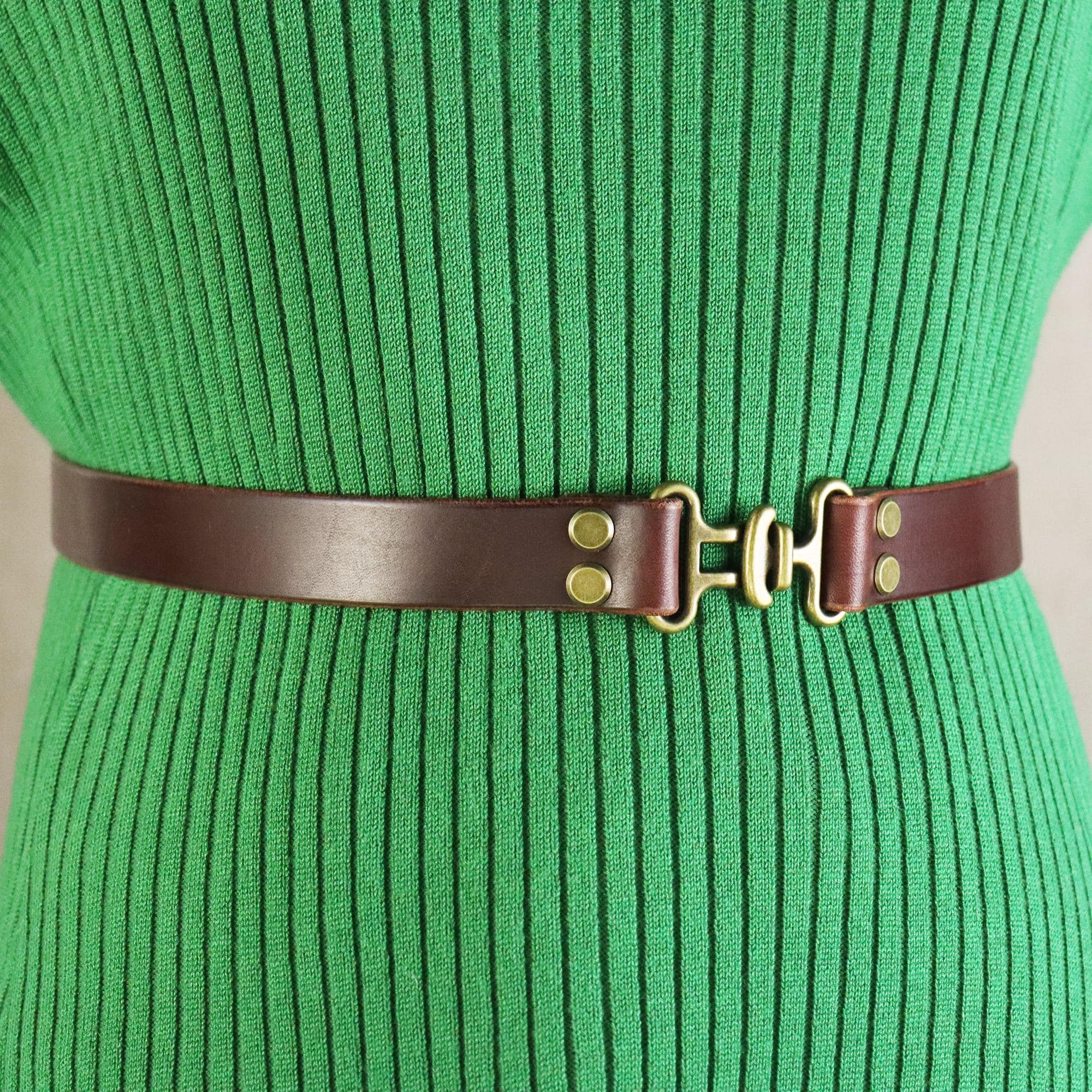 knee length dresses for ladies Gold Leather Wide Waist Belt for Women - Personalized Dress Belt - Statement Fashion Belt main image 0