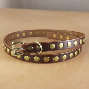 Vintage Studded Belt - Etsy